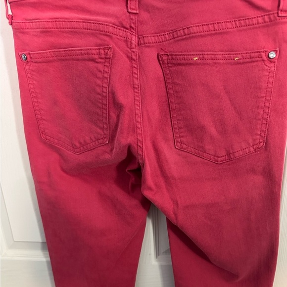 Pilcro & The Letterpress Stet Skinny Jeans Rust Mid Rise Anthropologie Womens 27 - Picture 8 of 15